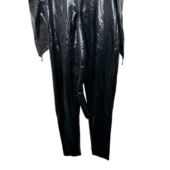 Dreamgirl Womens Cat Fight Costume Large Jumpsuit, Mask With Cat Ears‎ and Belt - Picture 8 of 12